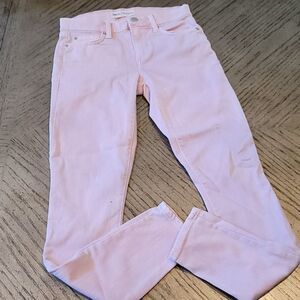 Gap skinny Jeans light pink size 24